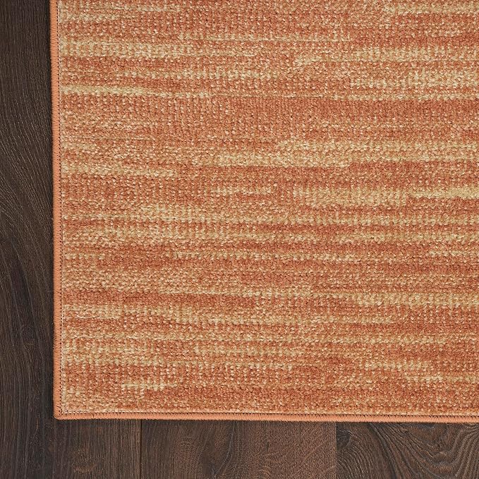 Nourison Home Nourison Essentials Rust 12' x 15' Area Rug - Easy Clean, Non Shedding, Bed Room, Living Room, Dining Room, Kitchen (12' x 15')